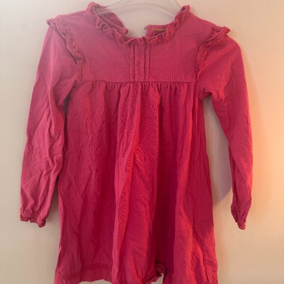 Mini Boden Broderie Collar Jersey Girl Dress - Picture 1 of 3